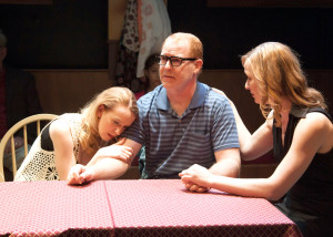 Angela Griswold, Robert Foran and Jennifer Ruckman in "The Big Meal"