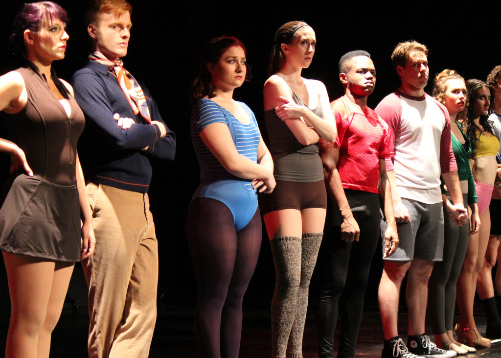 Broadway hopefuls line up at an unorthodox dance audition
