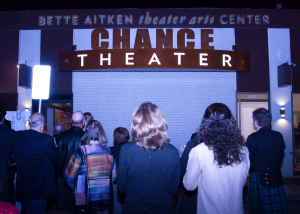The new marquee of Chance Theater @ Bette Aitken theater arts Center